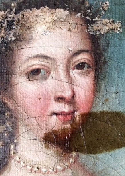 Detail einer Überzugsabnahme